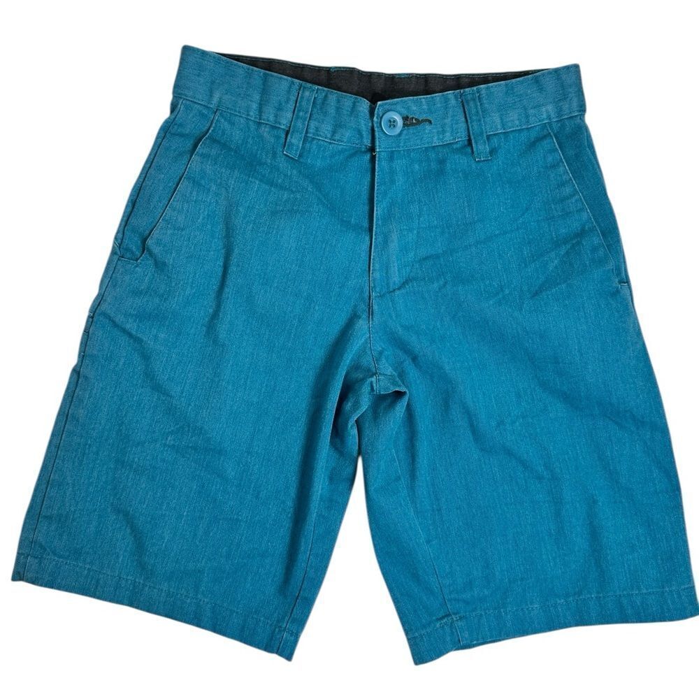 EUC Burnside Boys Teal Blue Casual Shorts - Size 8